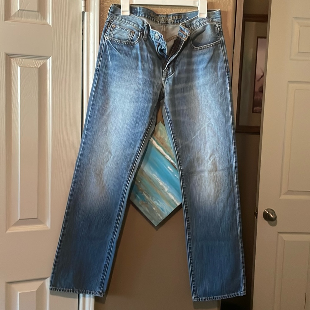 american eagle straight leg jeans size 30